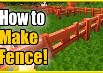 How to Make a Fence in Minecraft