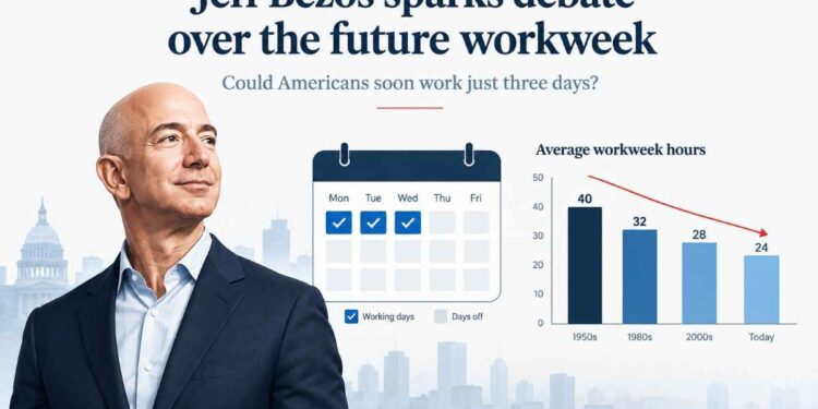 Jeff Bezos just made a bold claim about your future workweek